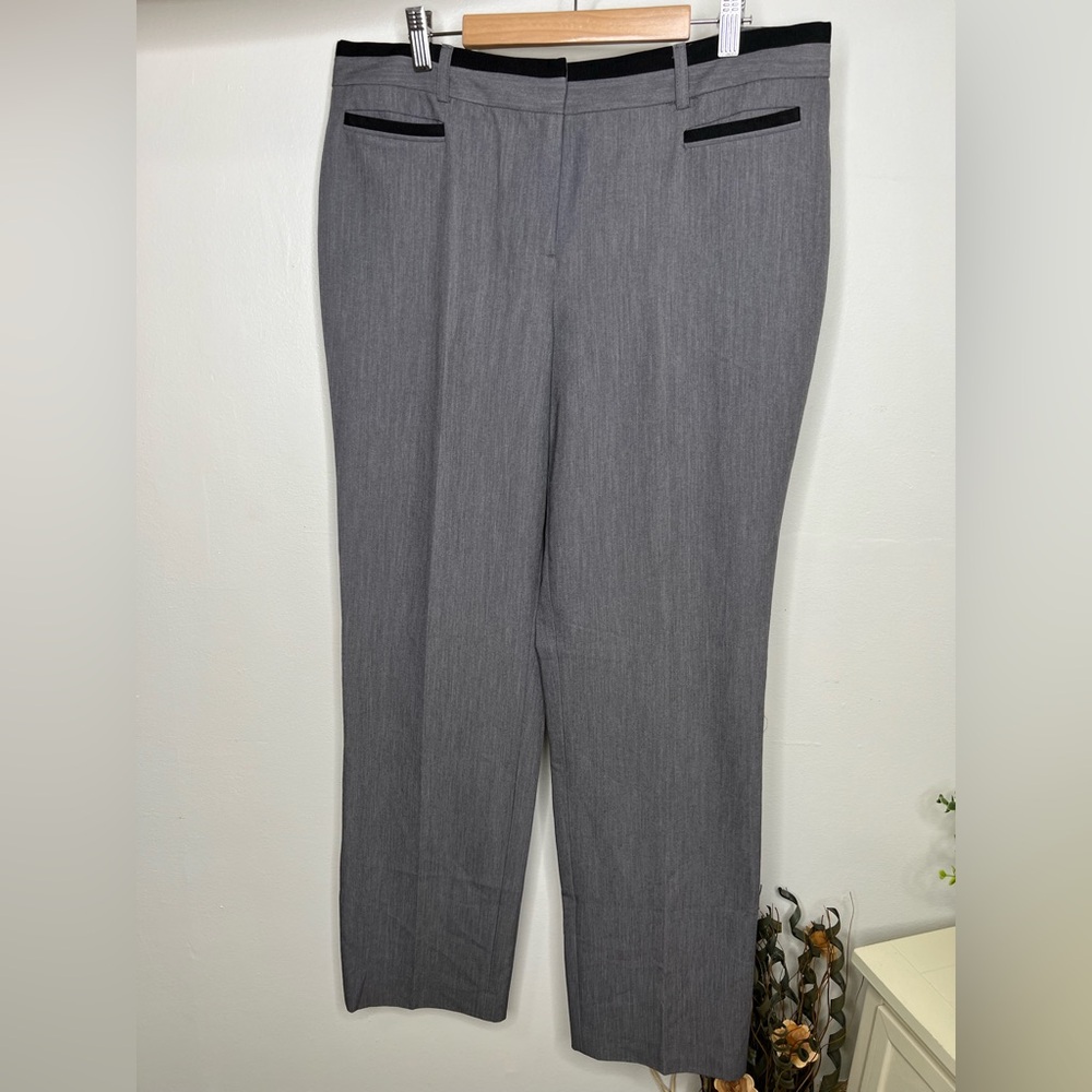 Larry Levine Grey Dress Pants